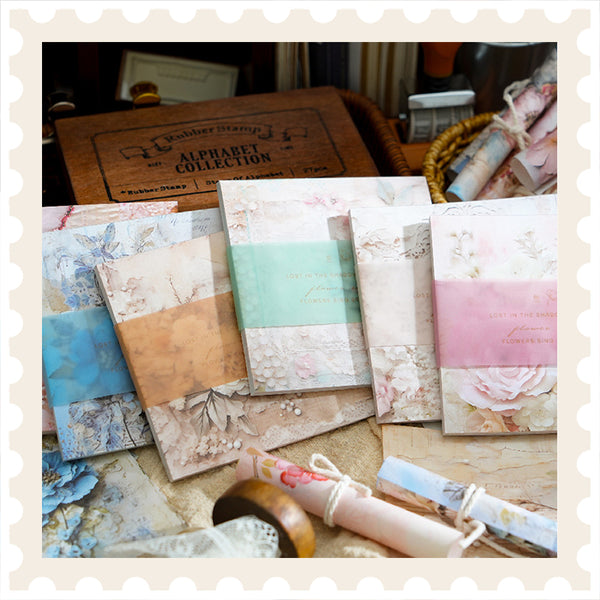 Papel para álbum de recortes con laberinto floral