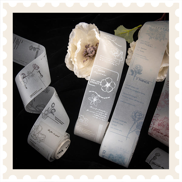 Papel para álbum de recortes con acompañamiento floral