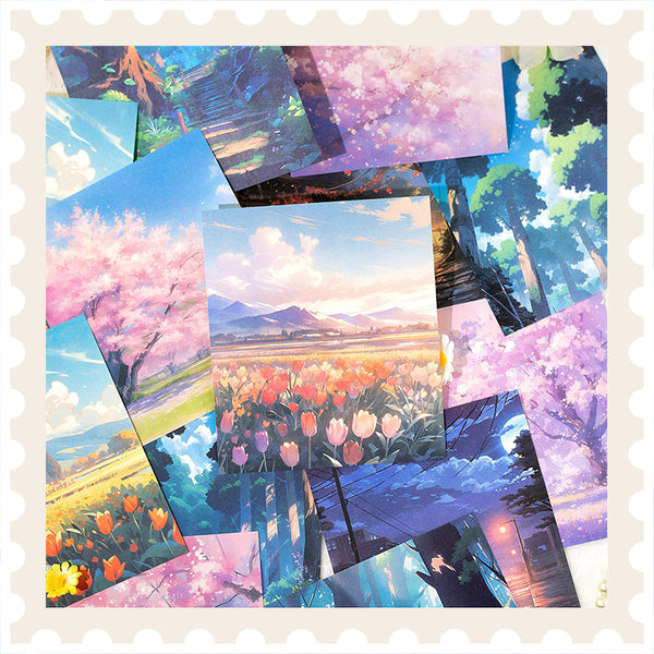 Beautiful Weather Scrapbook Paper