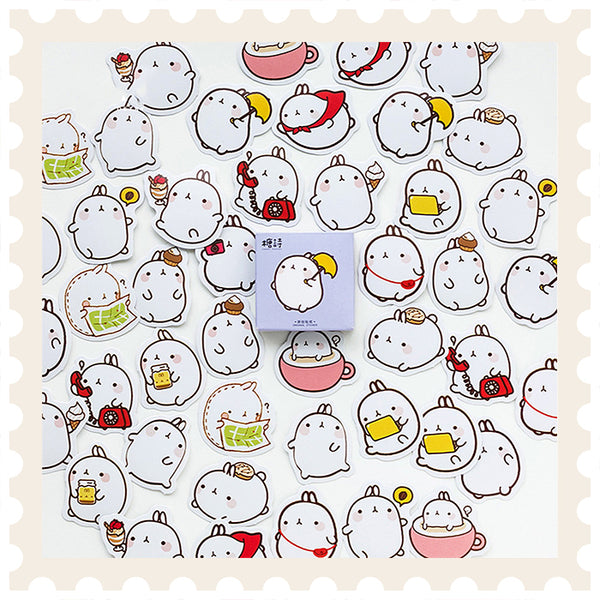 Juego de pegatinas de Bunny Maru