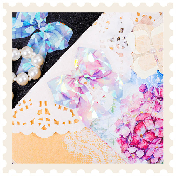 Butterfly Knot PET Sticker Pack