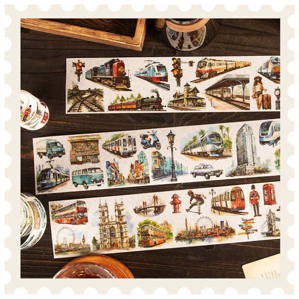 Car Street View Washi Tape