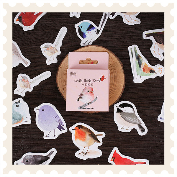 Juego de pegatinas de la urraca alegre
