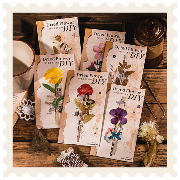 Dried Flowers Craft Sticker Pack