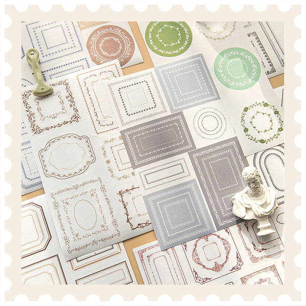 Conjunto de pegatinas Ecos del tiempo