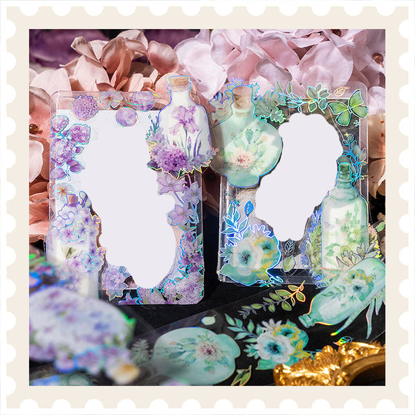 Floral Bottles PET Tape