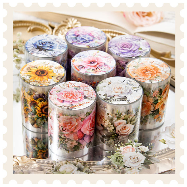 PET-Klebeband der Floral Sea-Serie