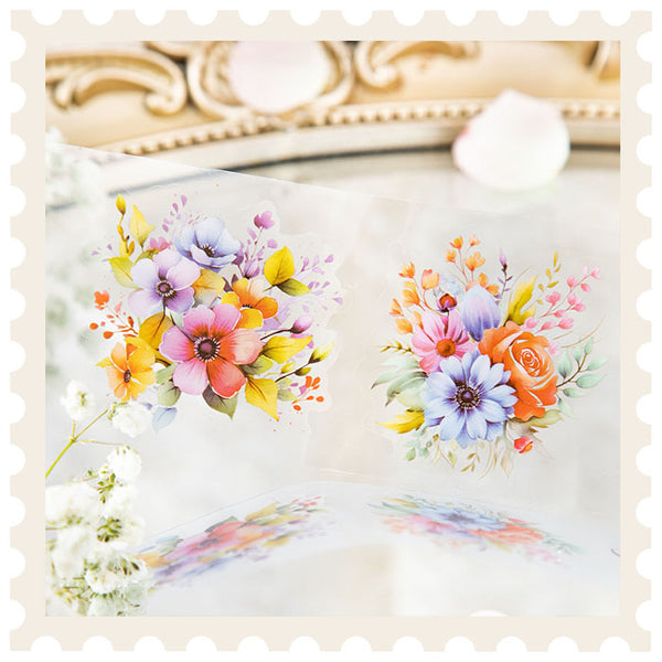 Floral Sea Series PET Tape