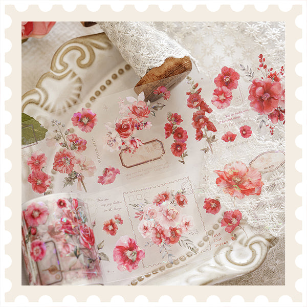 Floral Shadows & Poetry PET Tape