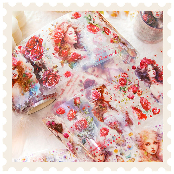 Floral Whisper PET-Klebeband