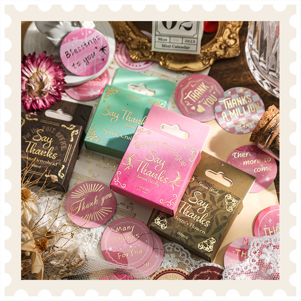 Conjunto de pegatinas vintage Grateful Elegance