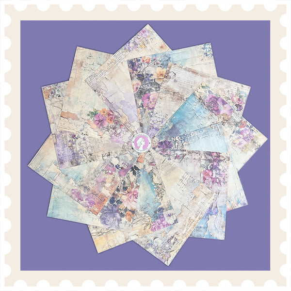 Floral Wall Background Paper