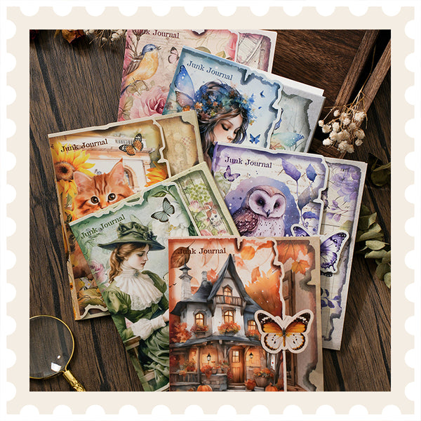 Papel para álbum de recortes "Viaje a través del tiempo"