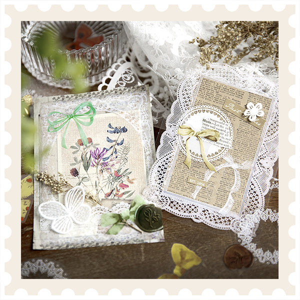 Papel para álbum de recortes de fantasía con encaje