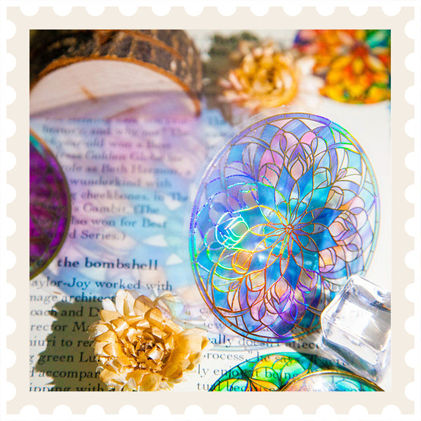 Mandala Glass Sticker Pack