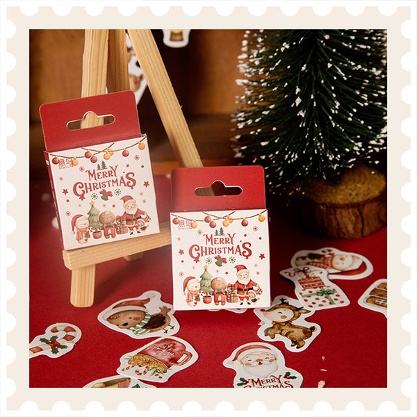 Juego de pegatinas navideñas DIY