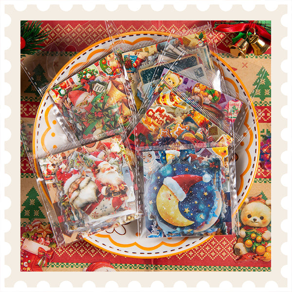 Paquete de pegatinas de Feliz Navidad