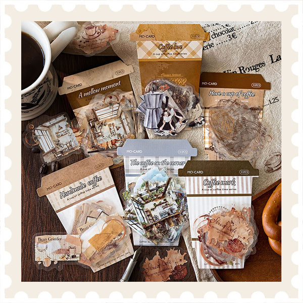 Moments of Coffee PET Sticker Pack