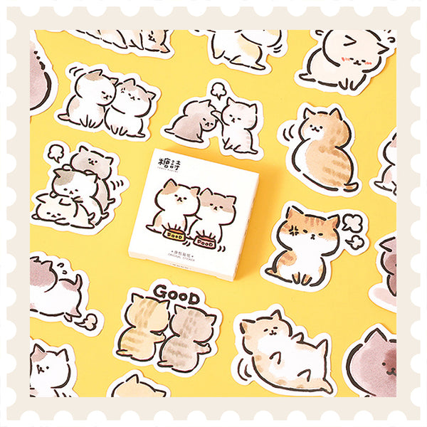 Kit de pegatinas DIY de gato travieso