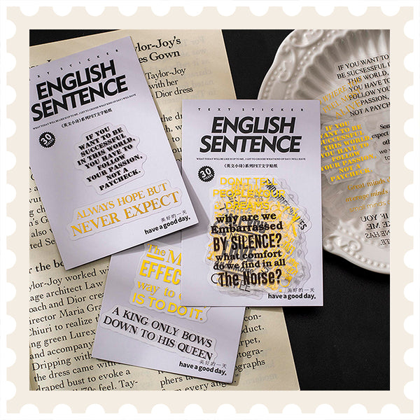 Poetic Words Sticker Pack