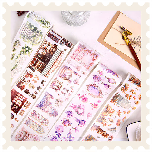 Spring Rose Dark Enchantment Washi Tape