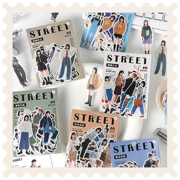 Street Style Girls Sticker Pack