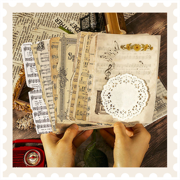 Papel para álbumes de recortes con encaje atemporal