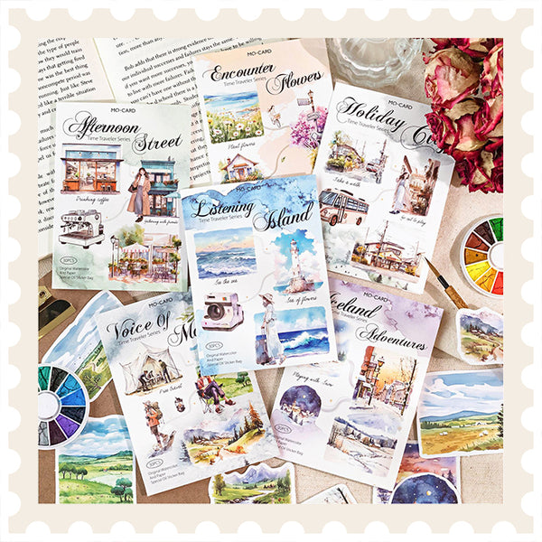 Stickerpaket „Reisende in der Zeit“