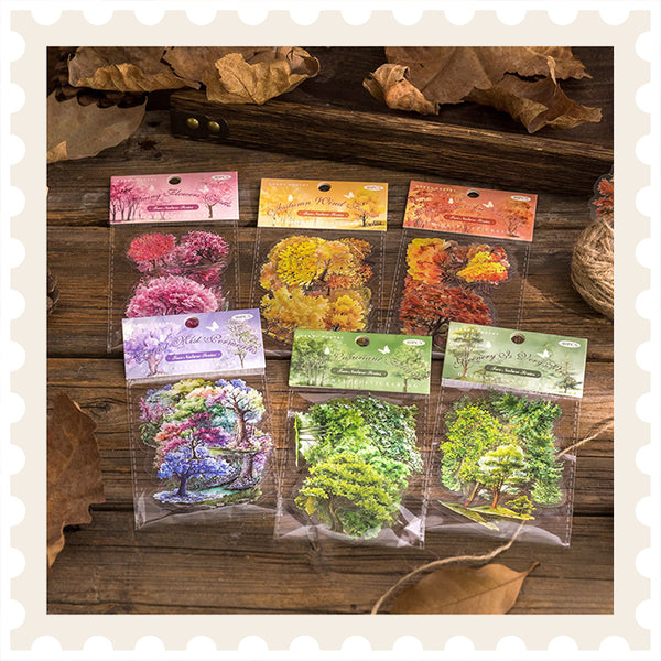 Stickerpaket der Baum-Natur-Serie