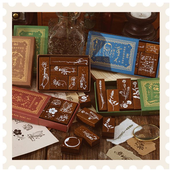 Vintage Collector Journal Stamp