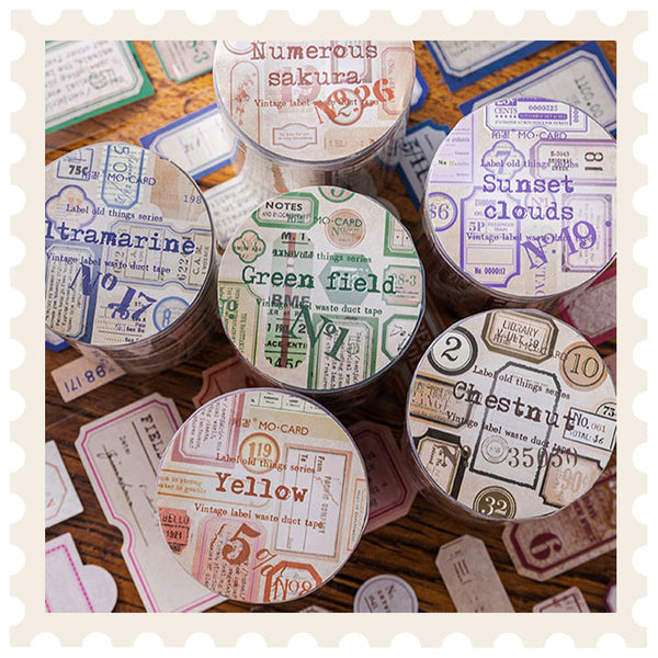 Vintage-Etikettenpapierband