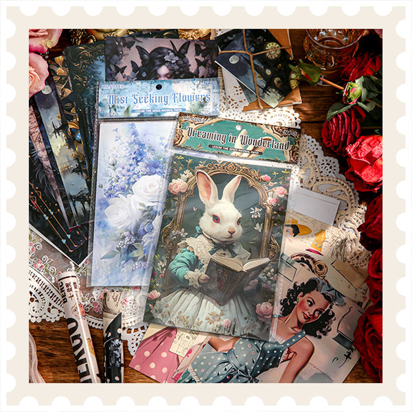 Vintage Market Scrapbook-Papier