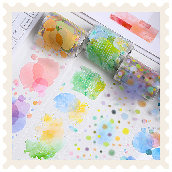 Watercolor Soft Sketch PET Tape