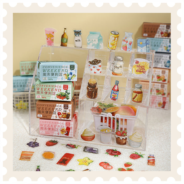 Stickerset für den Wochenend-Convenience Store